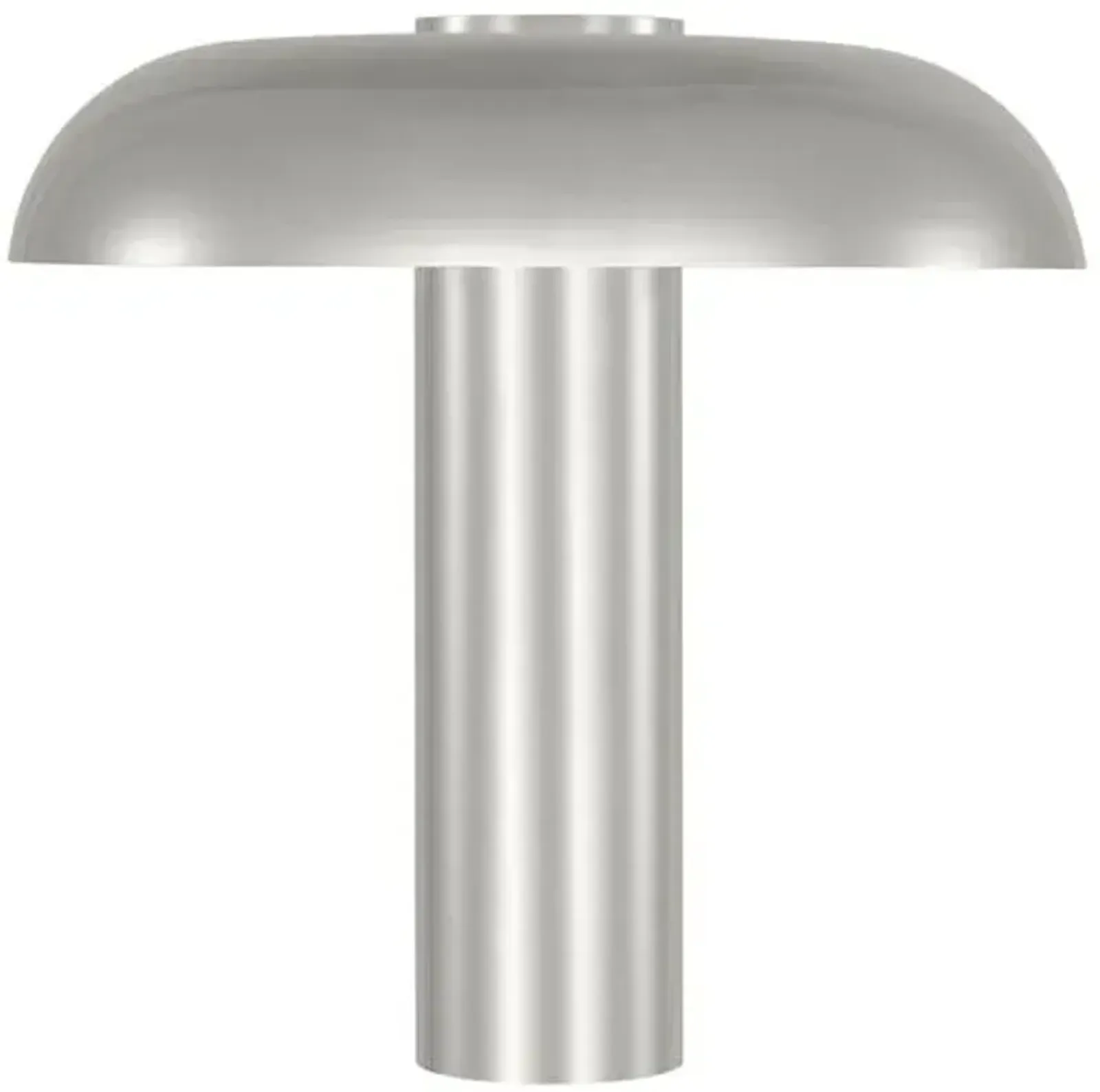 Visual Comfort - Louver Indoor/Outdoor Medium Table Lamp - Silver