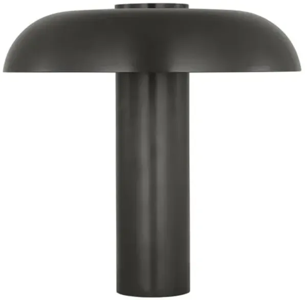 Visual Comfort - Louver Indoor/Outdoor Medium Table Lamp - Black