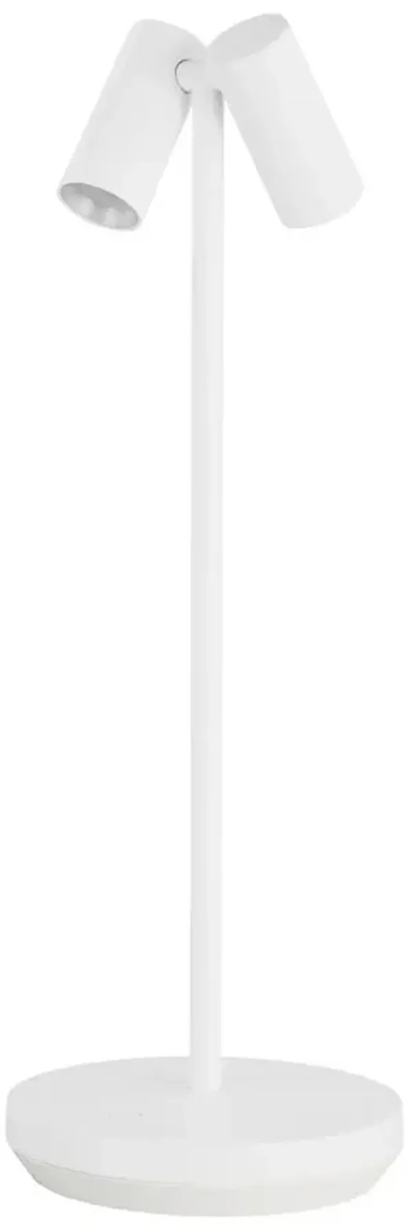 Visual Comfort - Doppia Indoor/Outdoor Accent Rechargeable Table Lamp - White