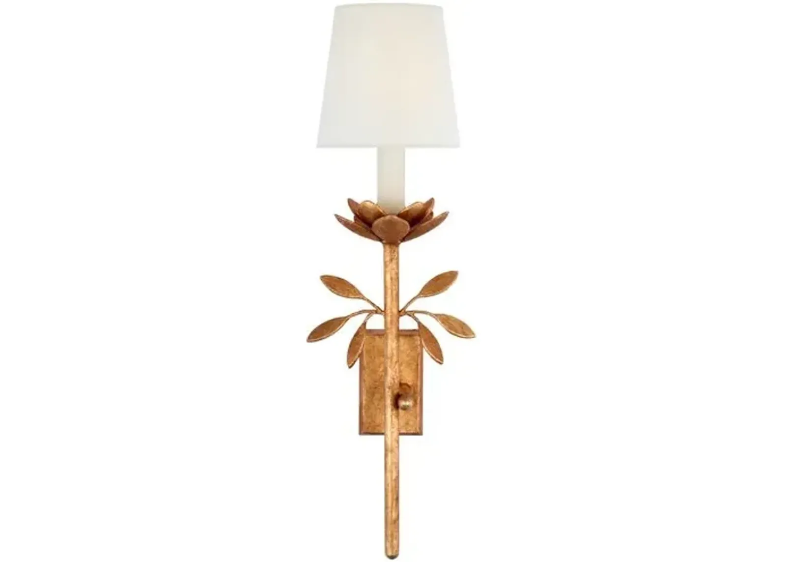 Visual Comfort - Clementine 22" Tail Sconce - Gold