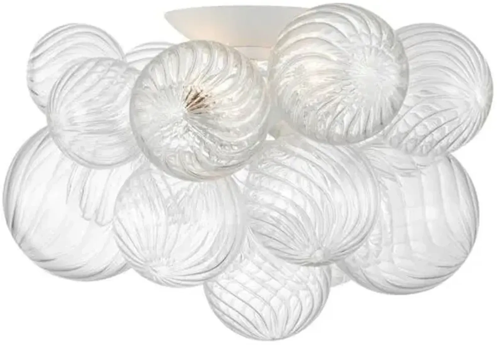 Visual Comfort - Talia Flush Mount - White