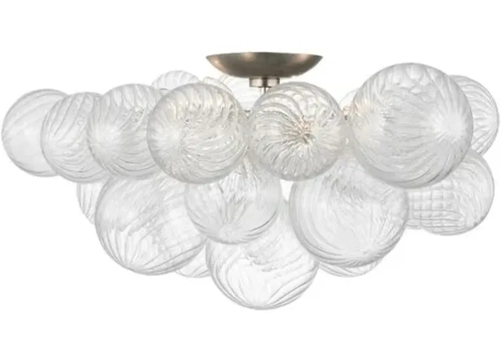 Visual Comfort - Talia Flush Mount - Silver