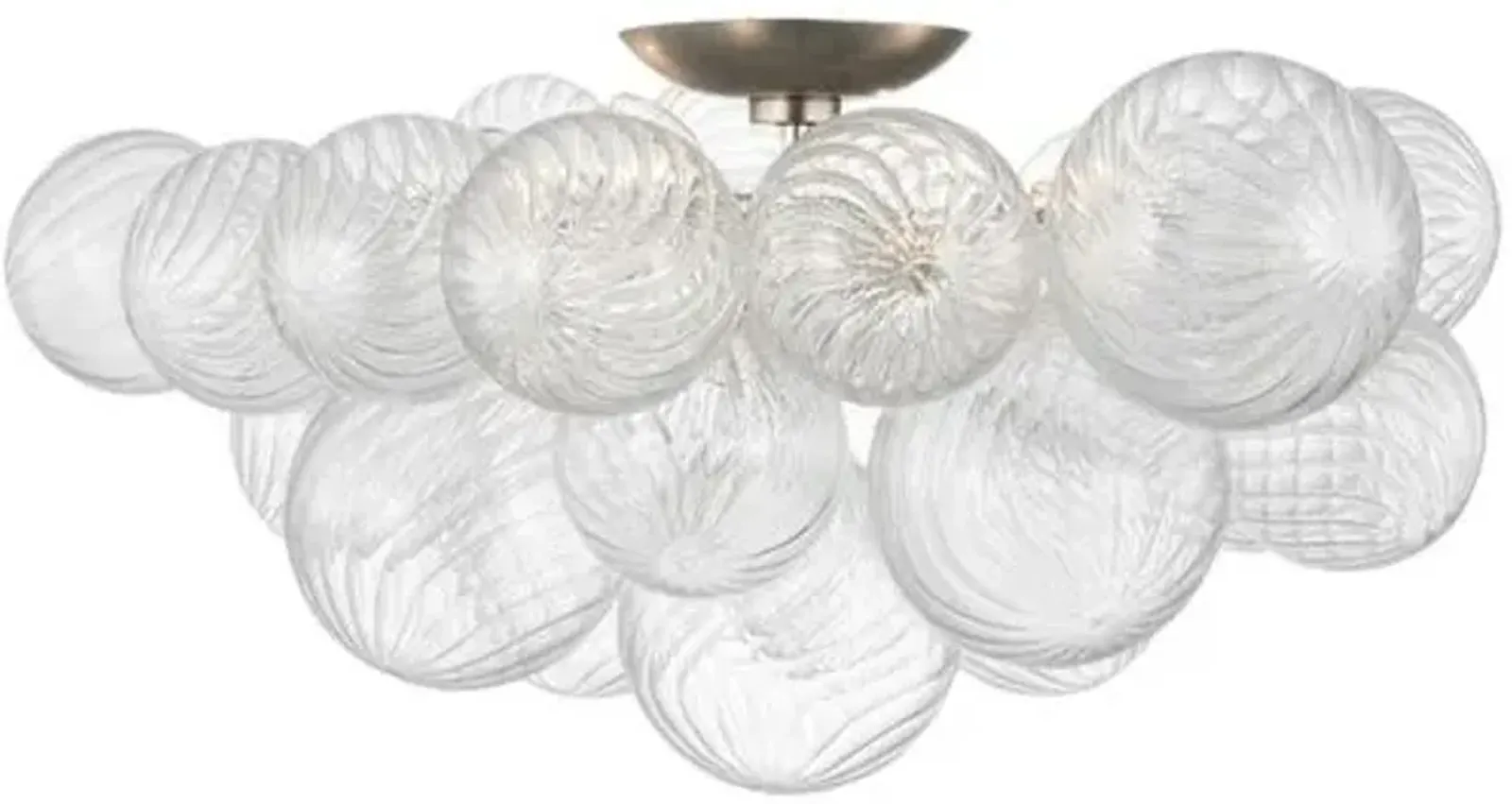 Visual Comfort - Talia Flush Mount - Silver