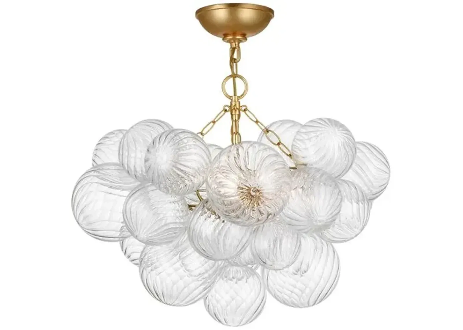 Visual Comfort - Talia Small Semi-Flush Mount - Gold