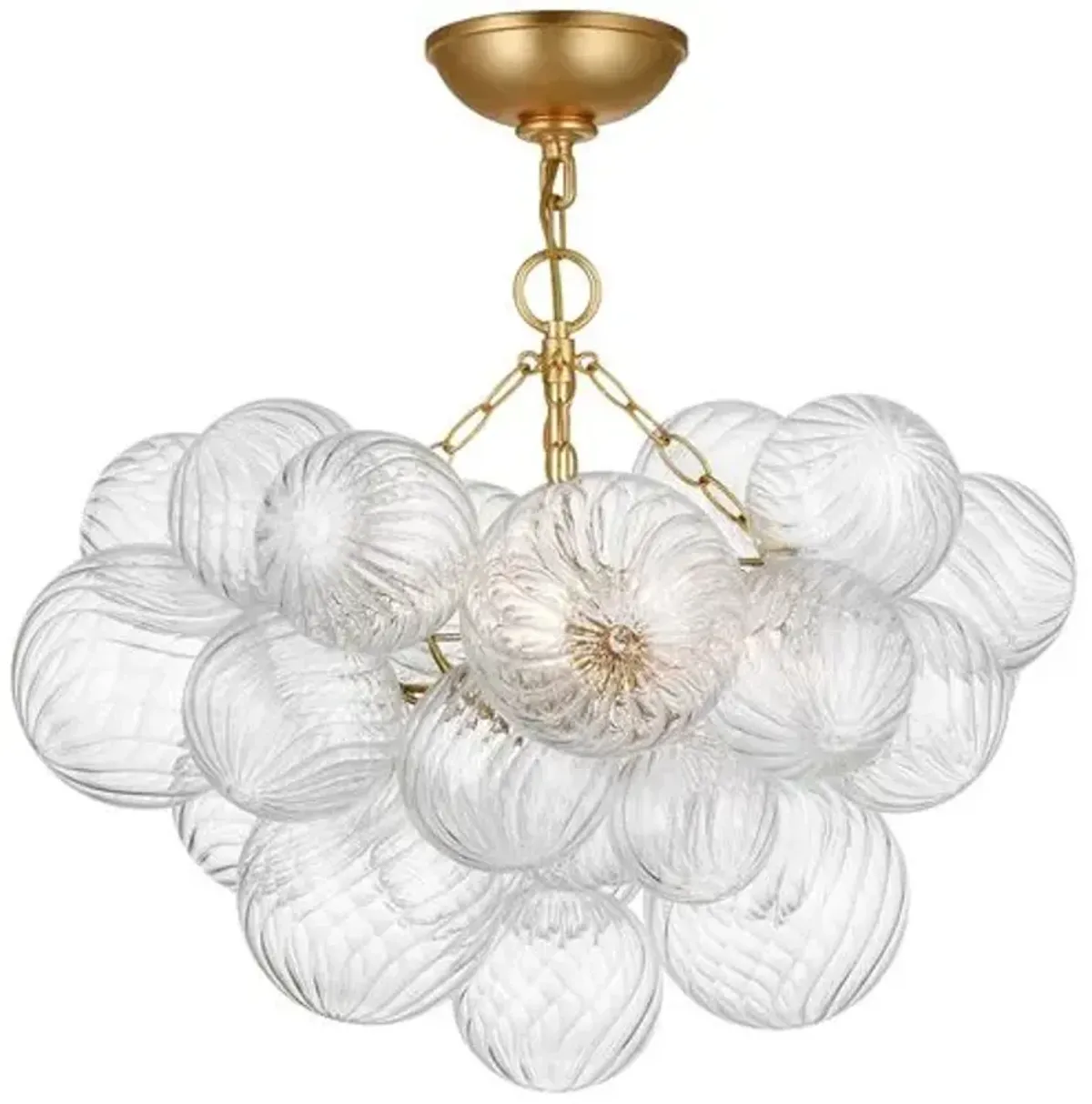 Visual Comfort - Talia Small Semi-Flush Mount - Gold