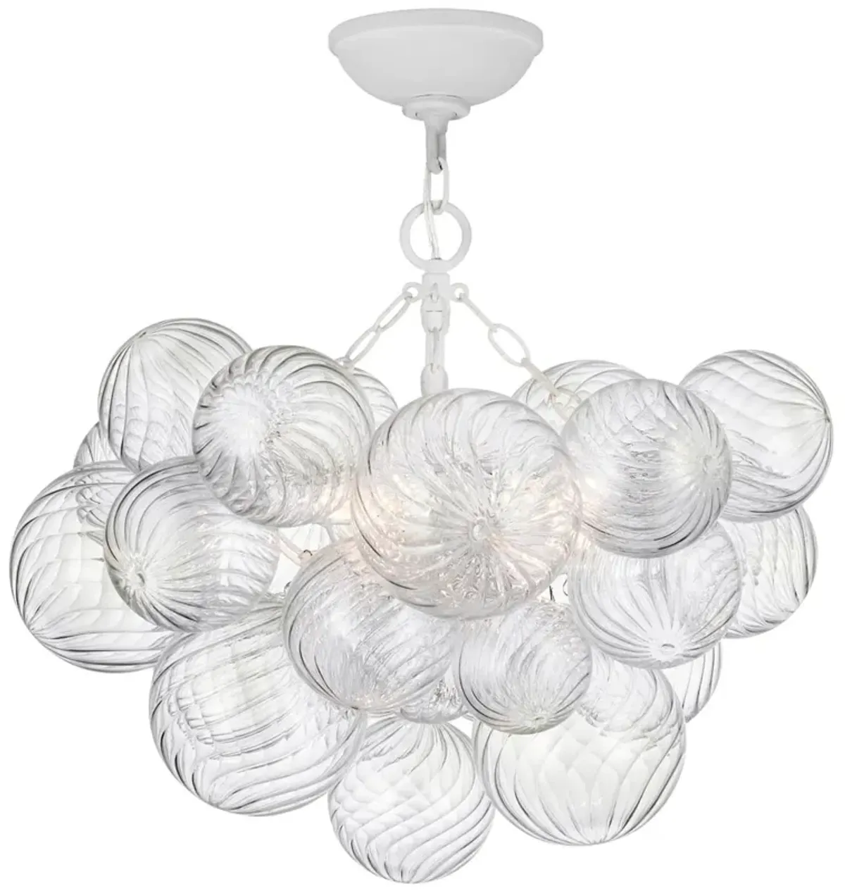 Visual Comfort - Talia Small Semi-Flush Mount - White