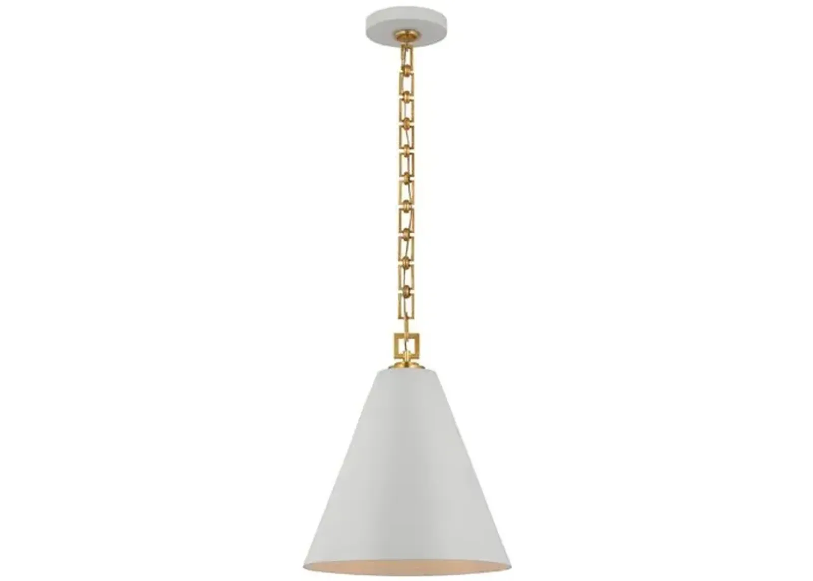 Visual Comfort - Theo Pendant - White