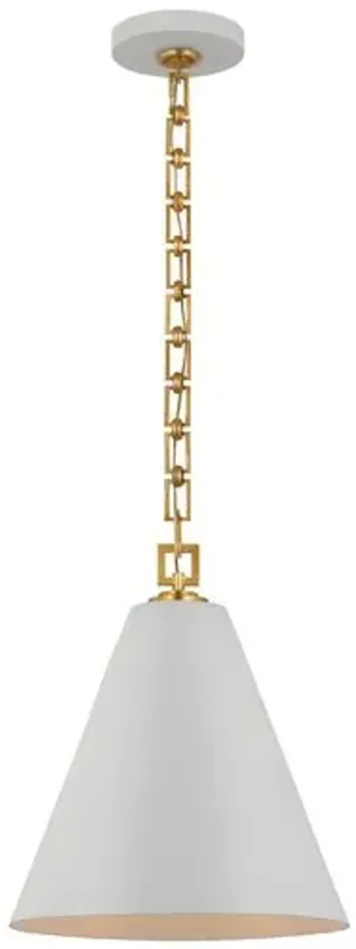 Visual Comfort - Theo Pendant - White