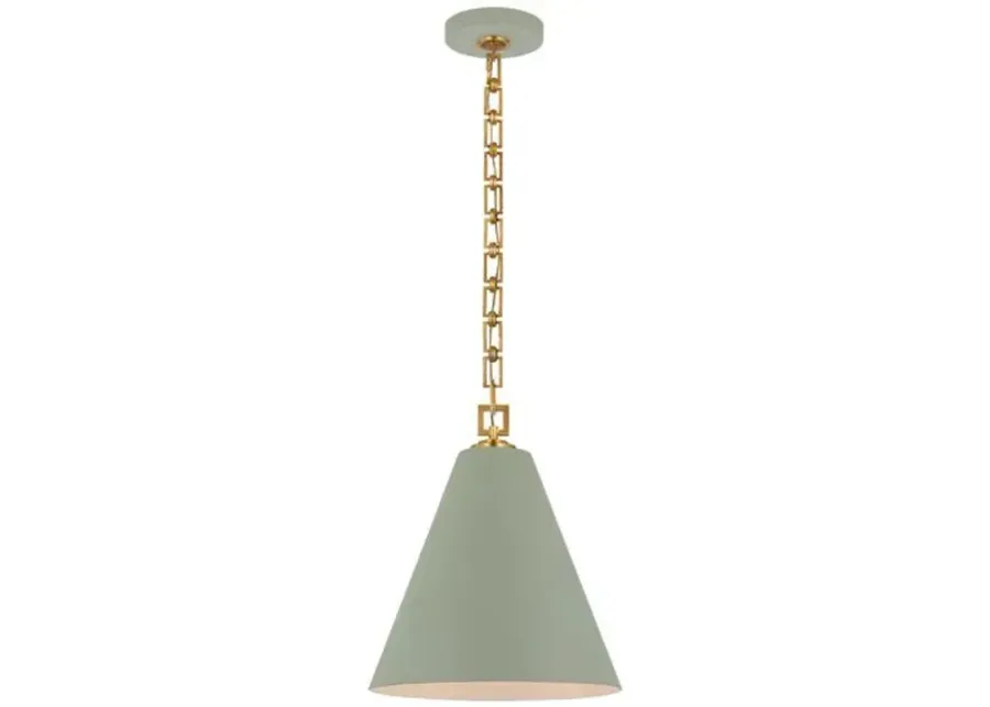 Visual Comfort - Theo Pendant - Green