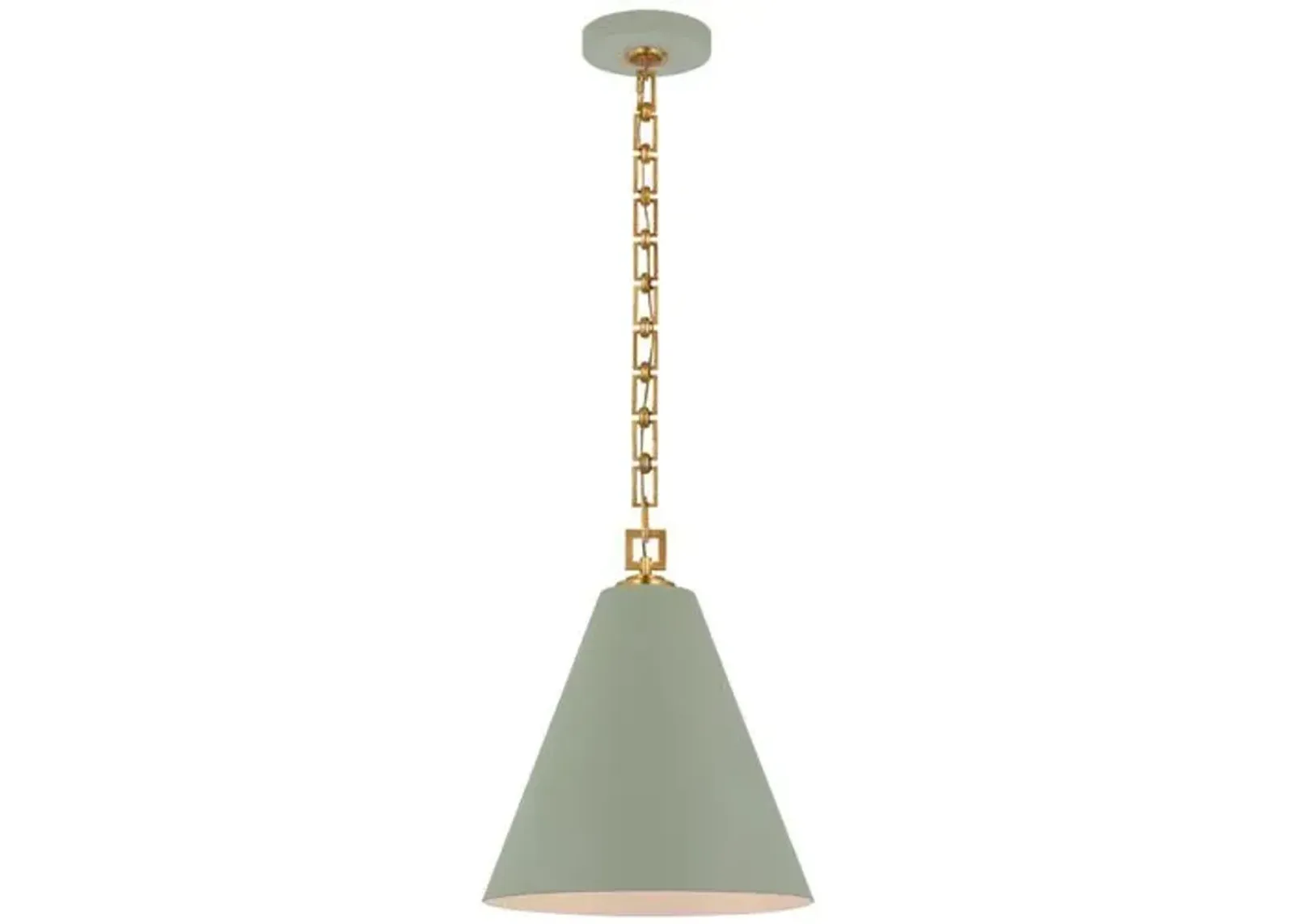 Visual Comfort - Theo Pendant - Green