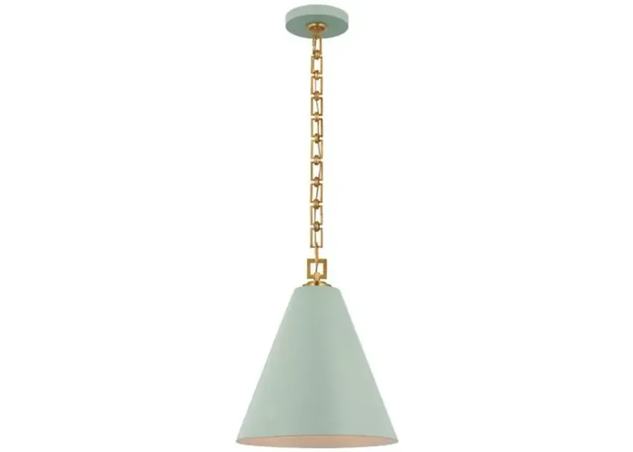 Visual Comfort - Theo Pendant - Blue