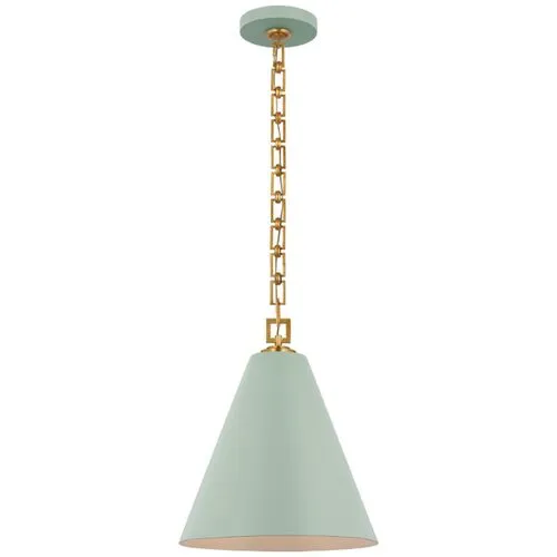 Visual Comfort - Theo Pendant - Blue