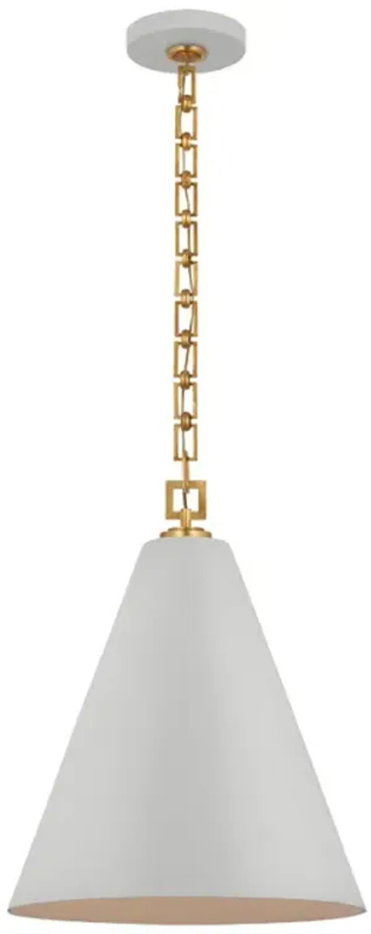 Visual Comfort - Theo Pendant - White