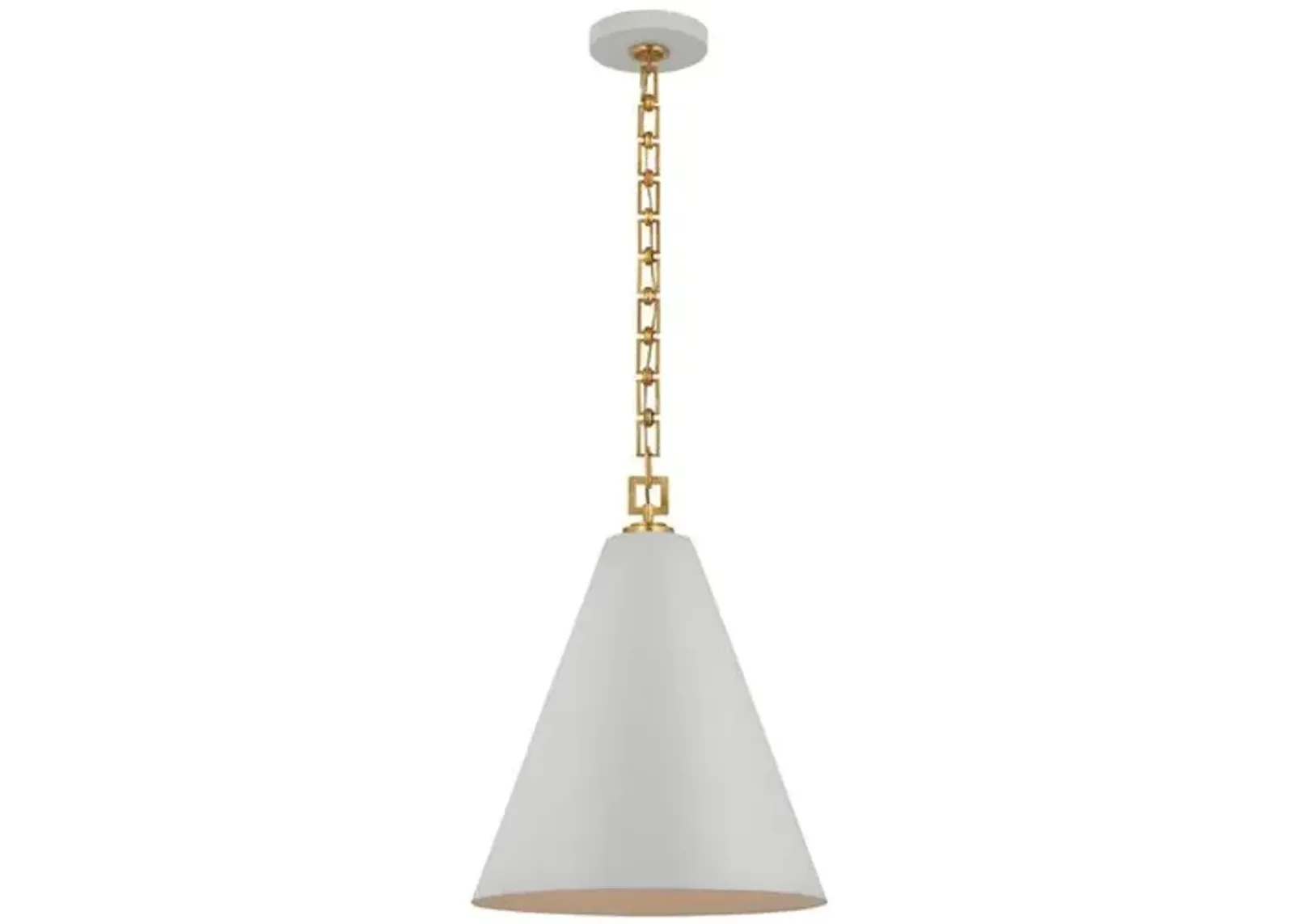 Visual Comfort - Theo Pendant - White