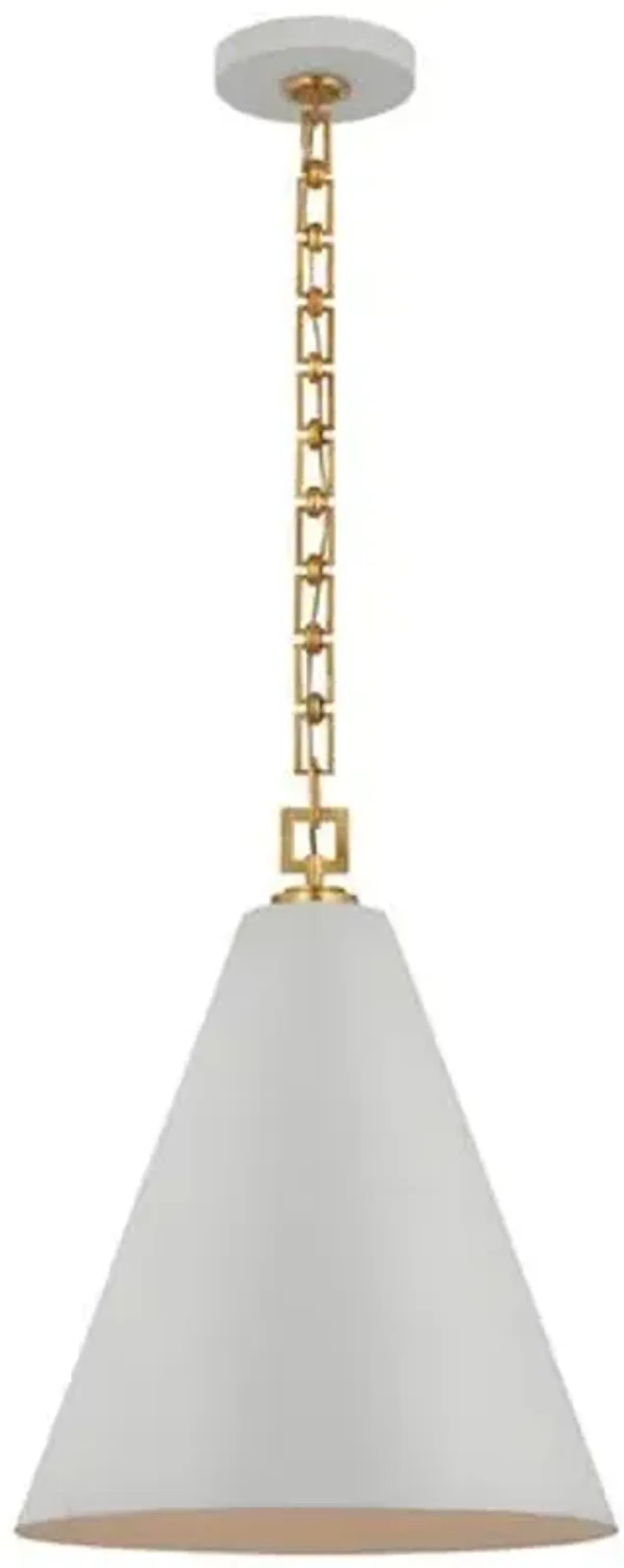 Visual Comfort - Theo Pendant - White