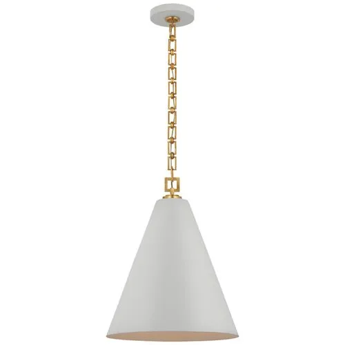 Visual Comfort - Theo Pendant - White