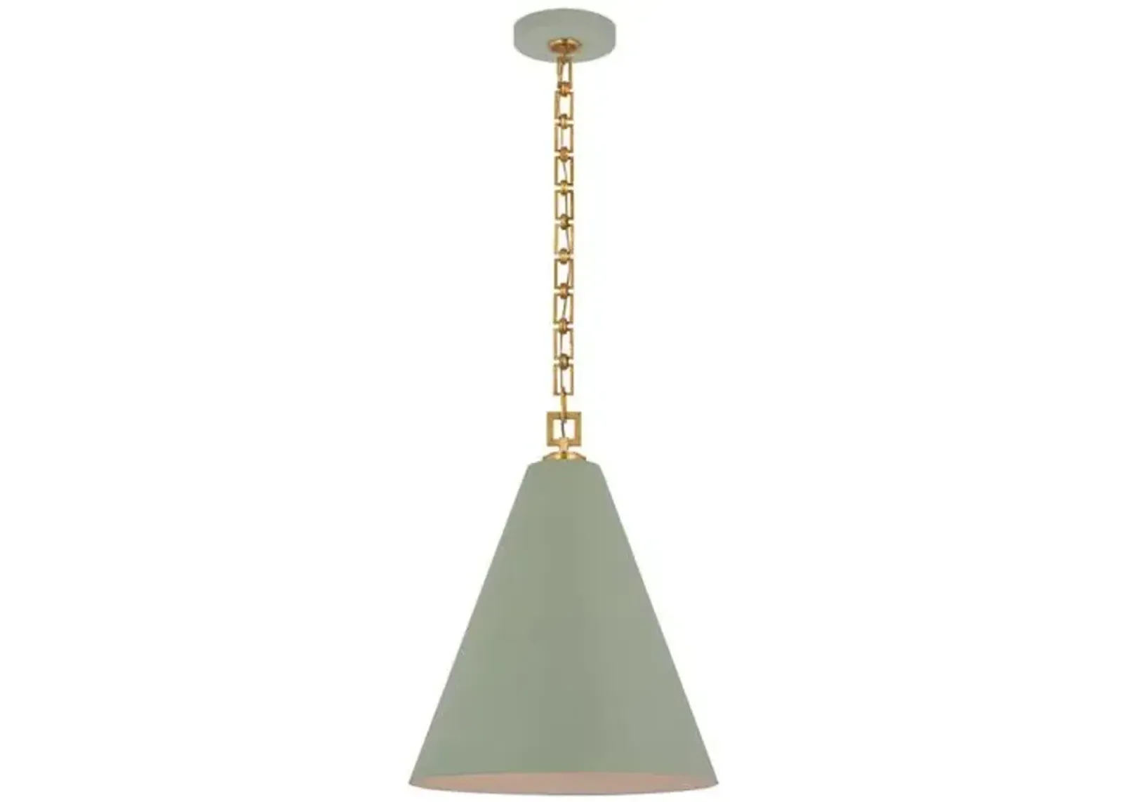 Visual Comfort - Theo Pendant - Green