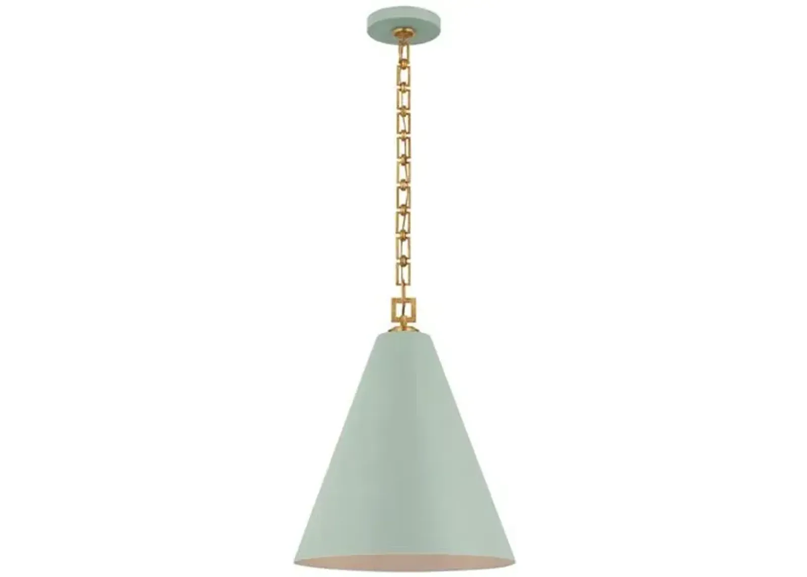 Visual Comfort - Theo Pendant - Blue