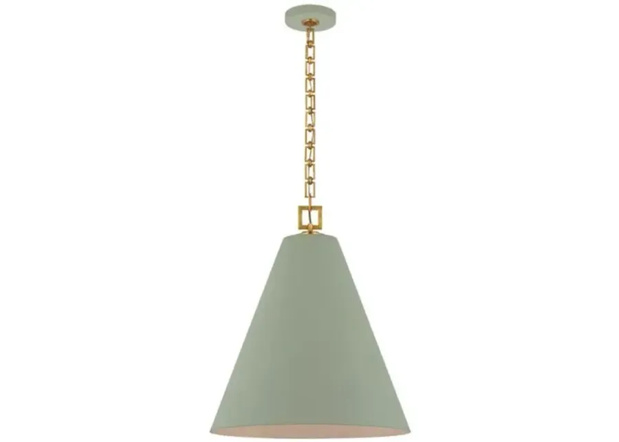 Visual Comfort - Theo Pendant - Green