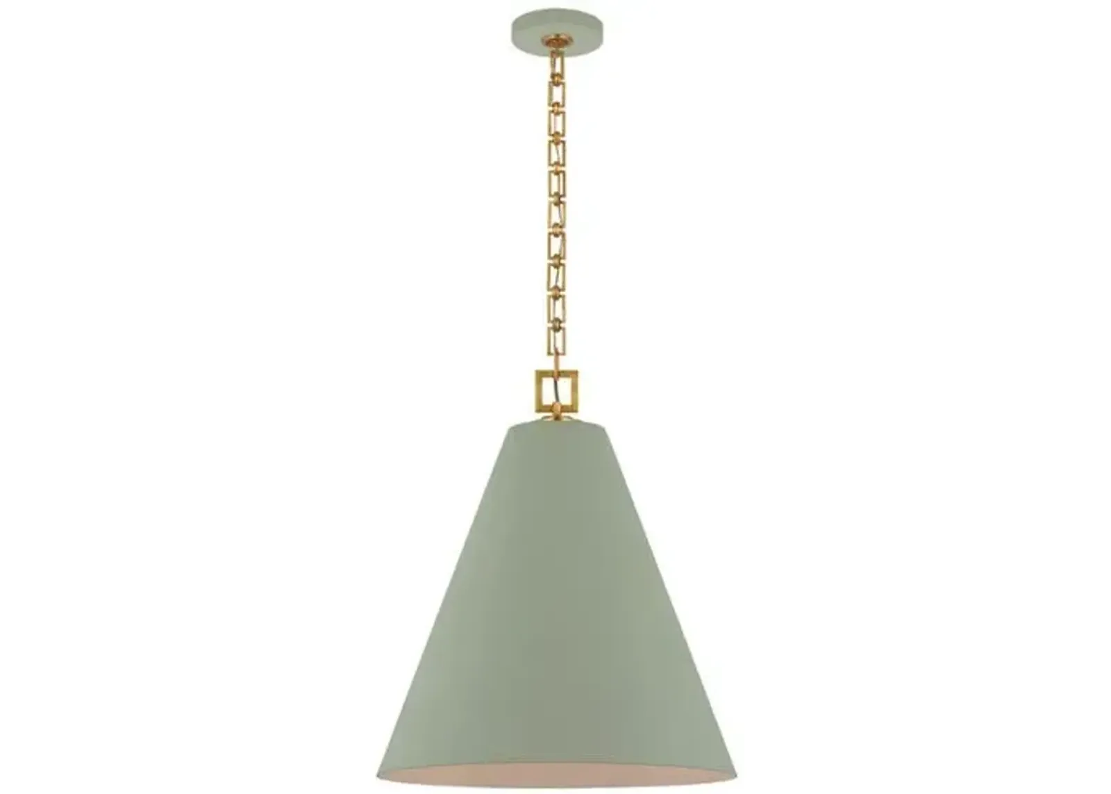 Visual Comfort - Theo Pendant - Green