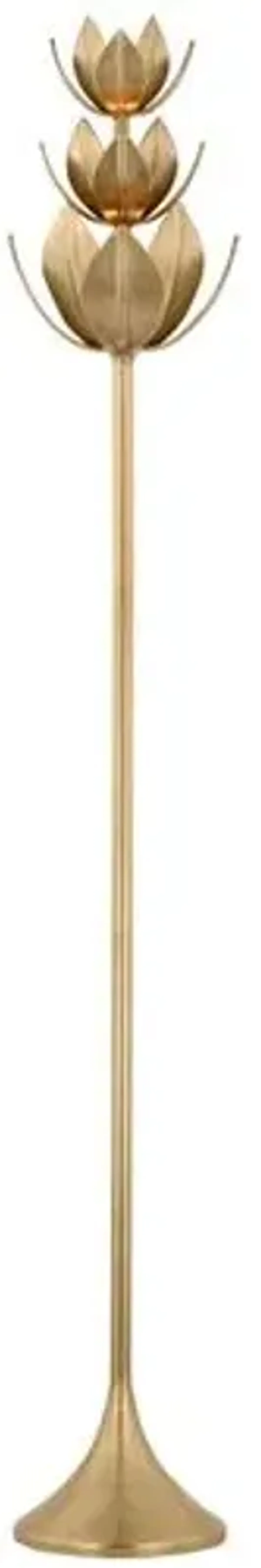 Visual Comfort - Alberto 70" Floor Torchiere - Gold