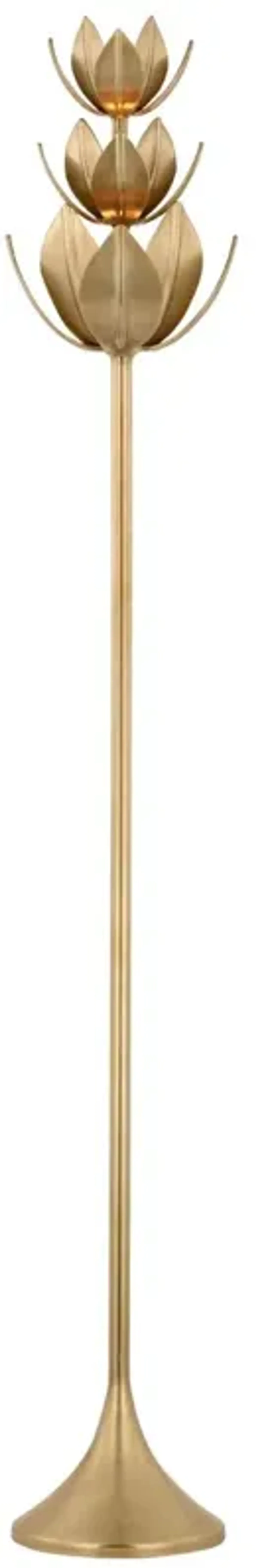 Visual Comfort - Alberto 70" Floor Torchiere - Gold