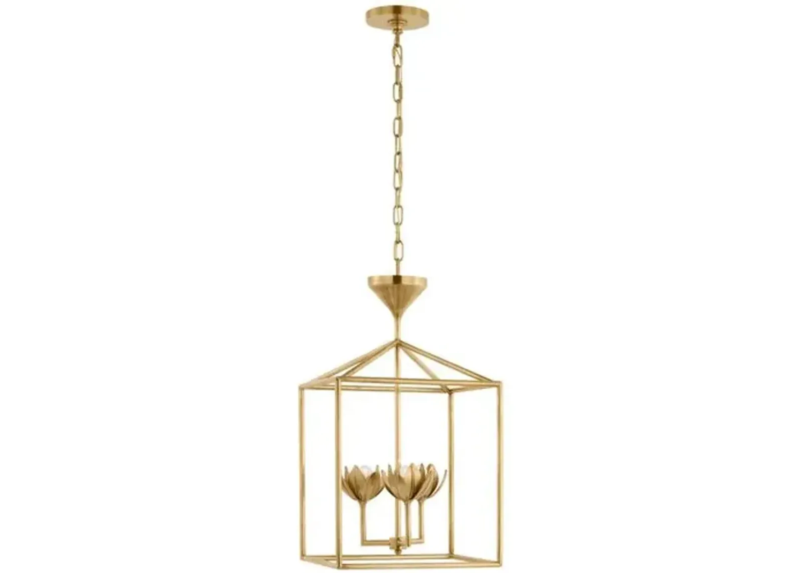 Visual Comfort - Alberto Open Cage Lantern - Gold