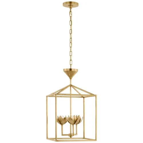 Visual Comfort - Alberto Open Cage Lantern - Gold