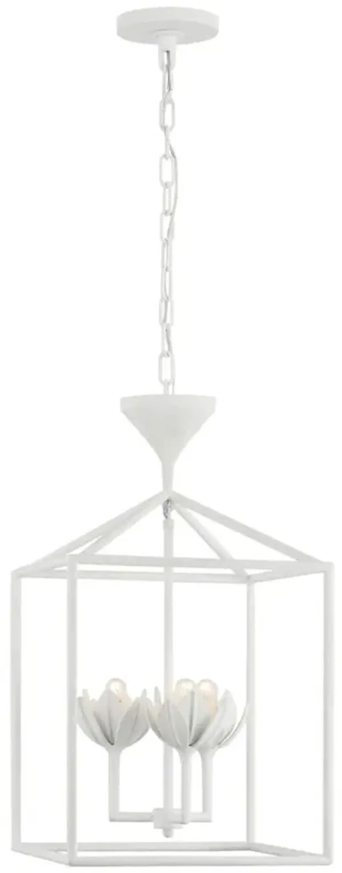 Visual Comfort - Alberto Open Cage Lantern - White