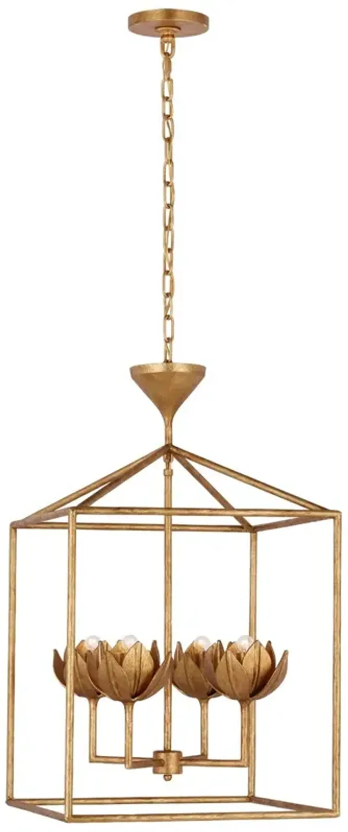Visual Comfort - Alberto Open Cage Lantern - Gold