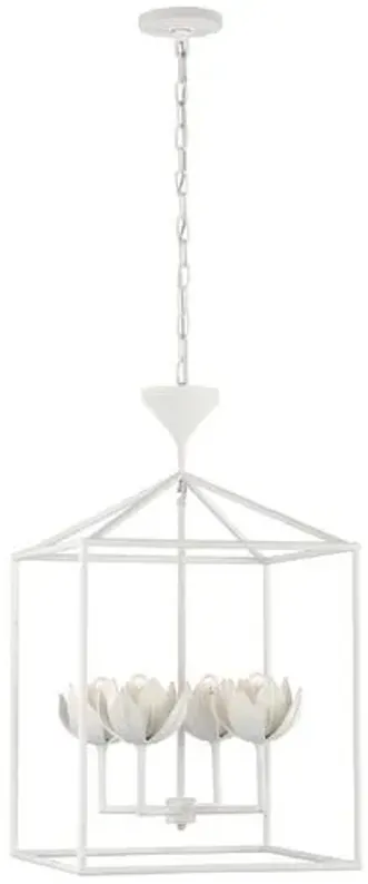 Visual Comfort - Alberto Open Cage Lantern - White