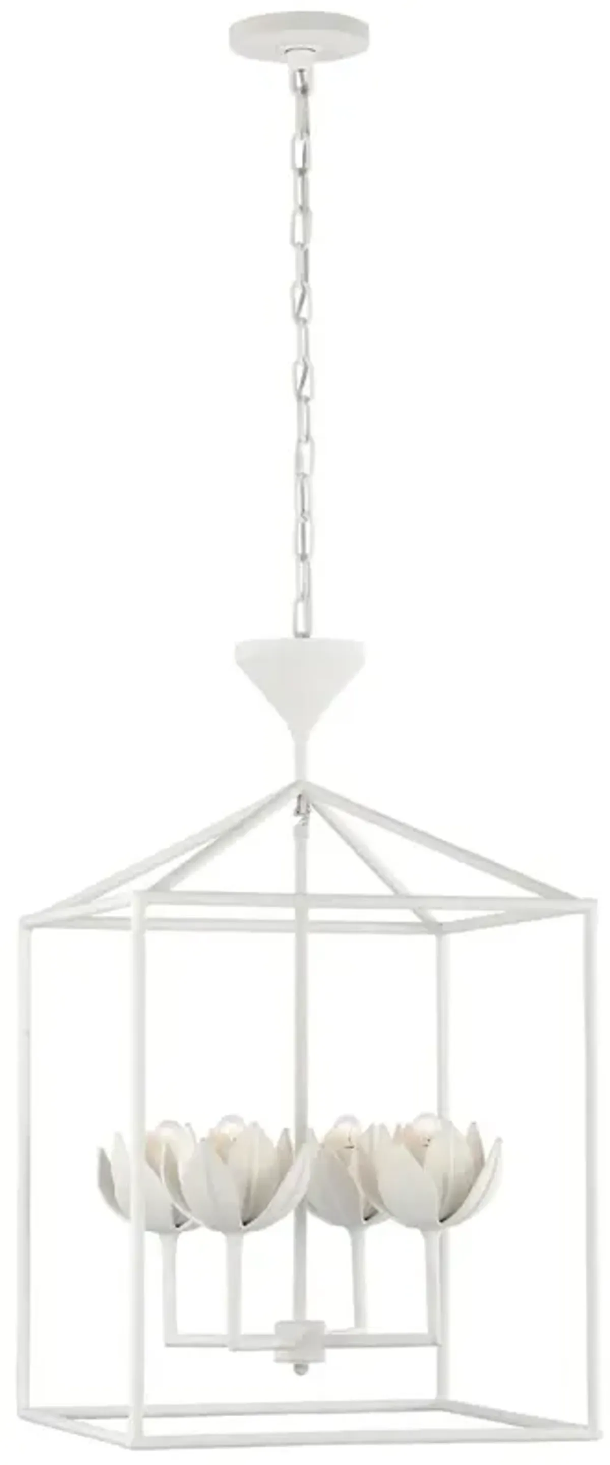 Visual Comfort - Alberto Open Cage Lantern - White