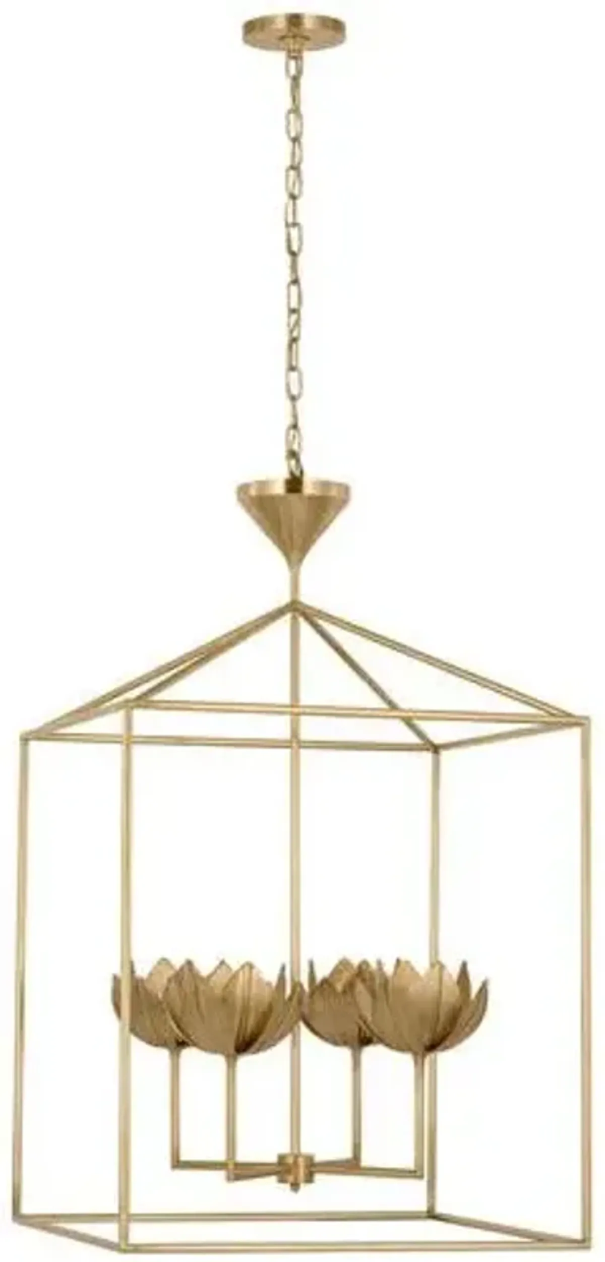 Visual Comfort - Alberto Open Cage Lantern - Gold