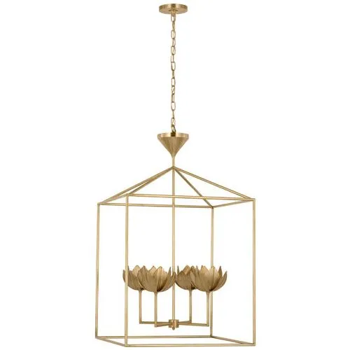 Visual Comfort - Alberto Open Cage Lantern - Gold