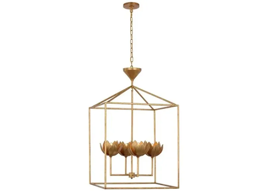 Visual Comfort - Alberto Open Cage Lantern - Gold