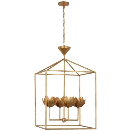 Visual Comfort - Alberto Open Cage Lantern - Gold