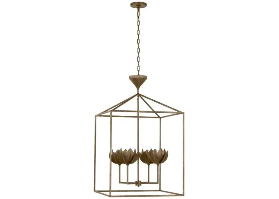 Visual Comfort - Alberto Open Cage Lantern - Brown