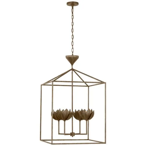 Visual Comfort - Alberto Open Cage Lantern - Brown