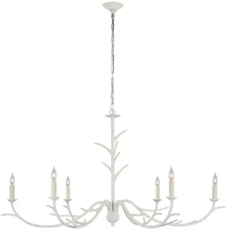 Visual Comfort - Iberia Large Chandelier - White