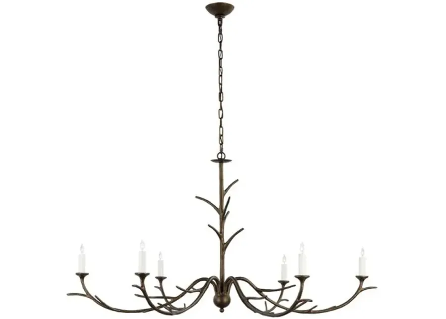 Visual Comfort - Iberia Large Chandelier - Brown