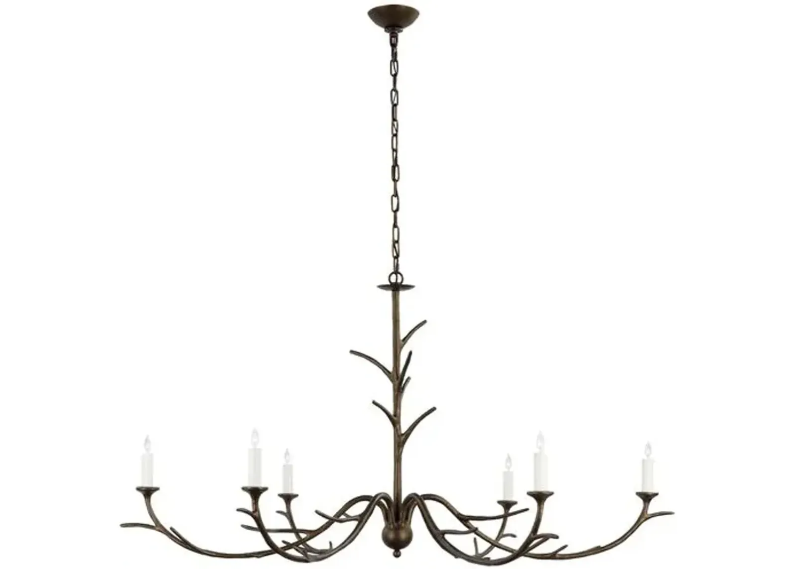 Visual Comfort - Iberia Large Chandelier - Brown