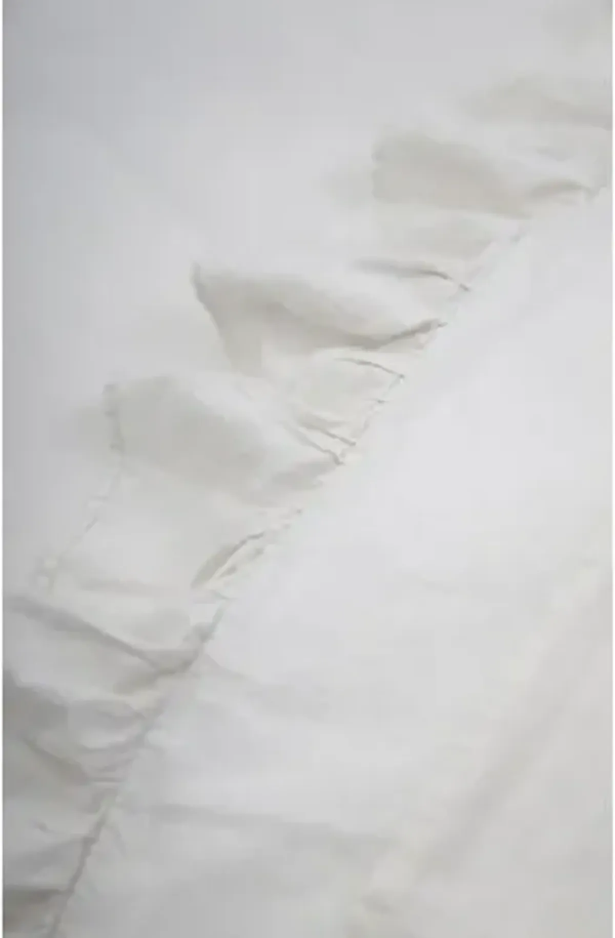 Rowan Crinkled Cotton Duvet Cover Set - Pom Pom at Home - White