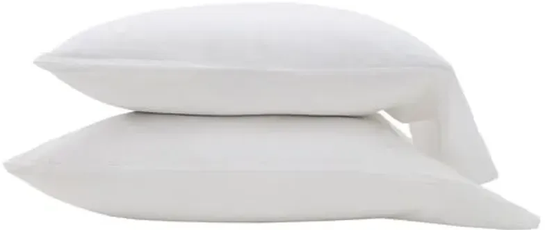 Mateo Cotton Sheet Set - Pom Pom at Home - White, 300 Thread Count, Egyptian Cotton Sateen, Soft and Luxurious