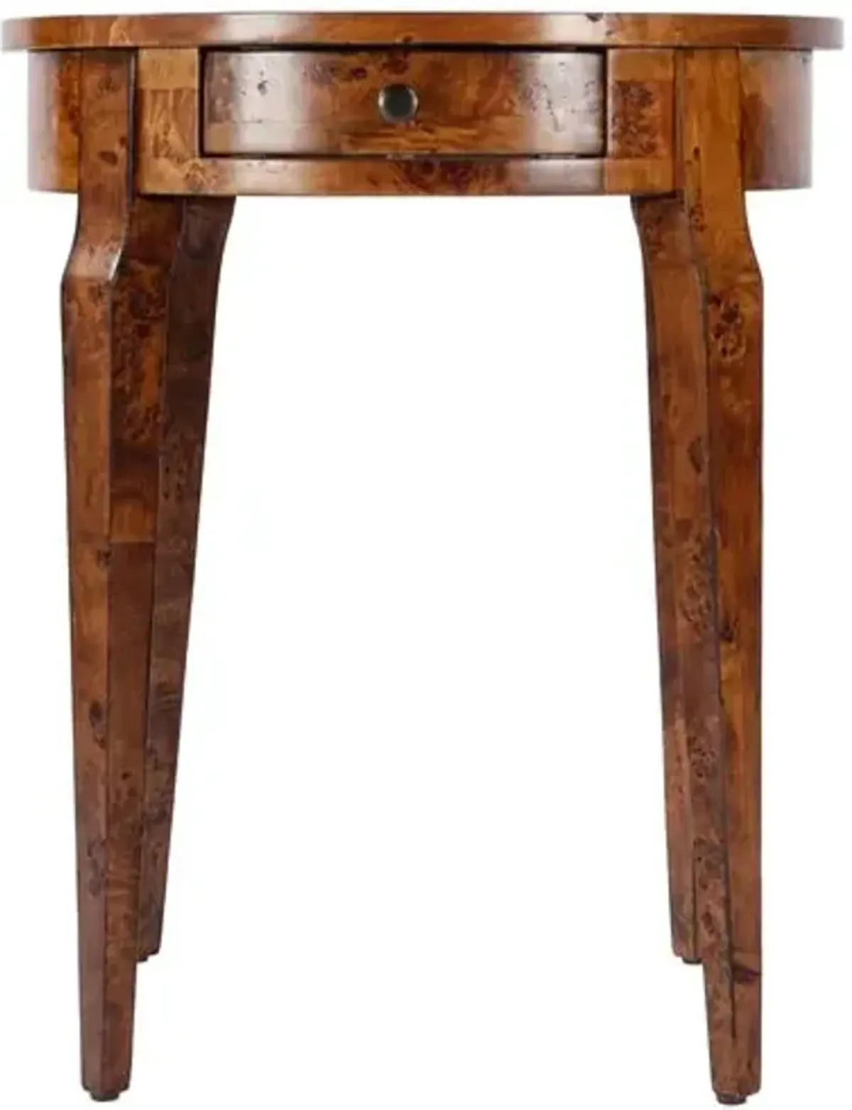 Ruth 1-Drawer Side Table - Brown