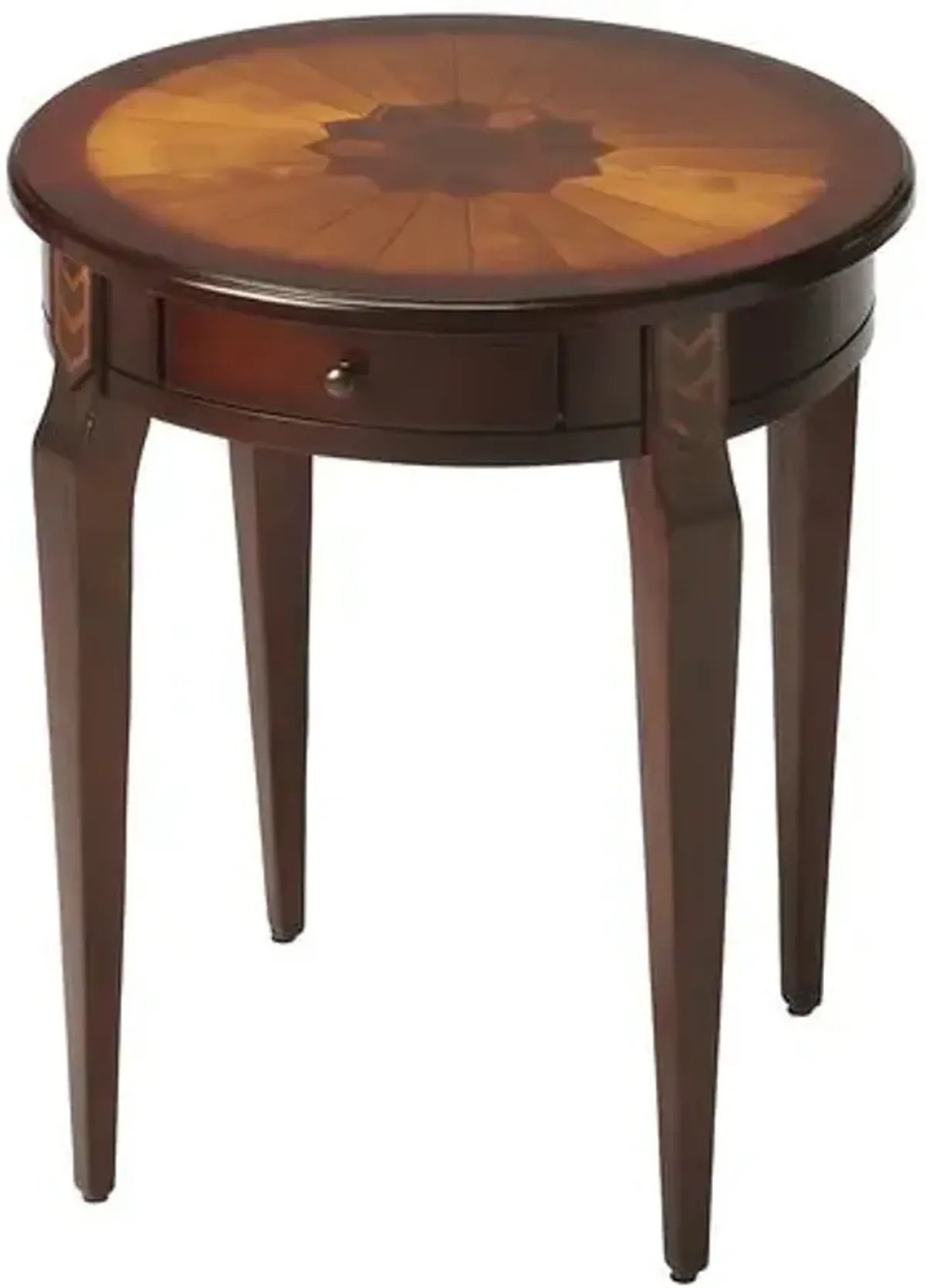 Ruth 1-Drawer Side Table - Brown