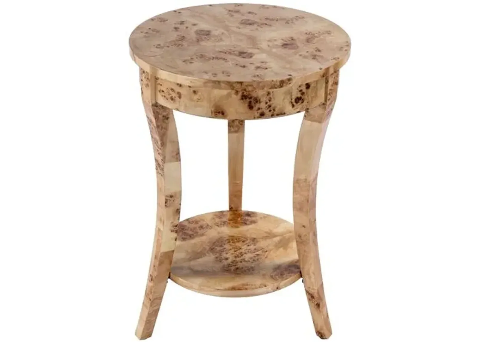 Higgins Round Side Table - Brown