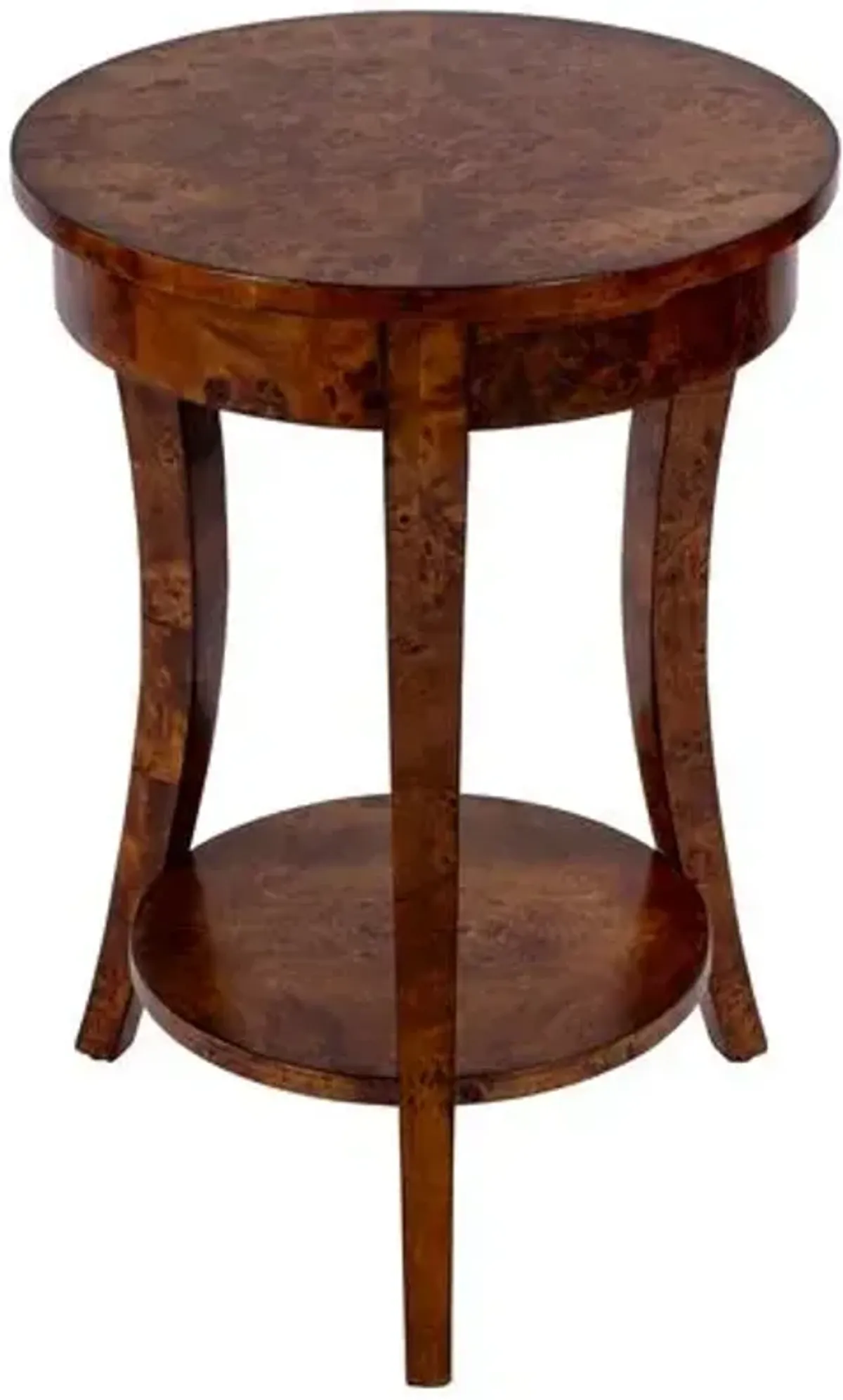 Higgins Round Side Table - Brown