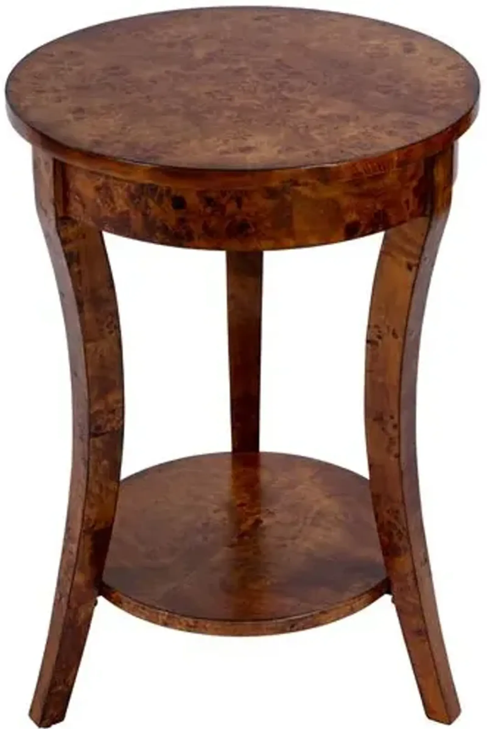 Higgins Round Side Table - Brown