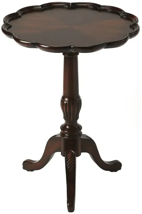 Nadia Scallop Pedestal Side Table