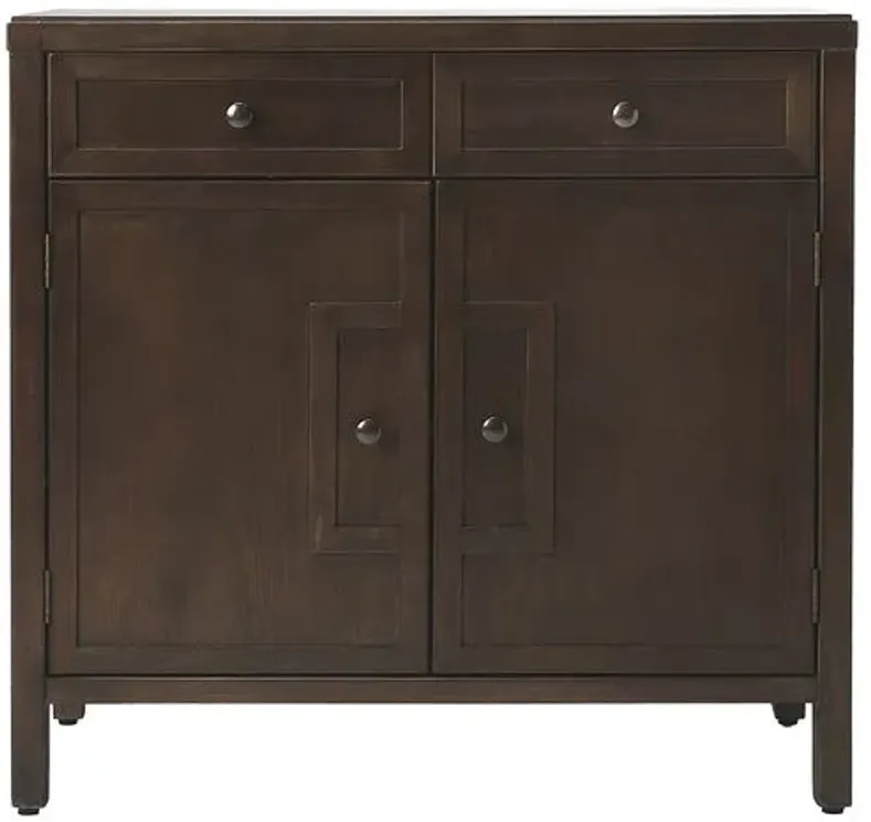 Dorit Two Door Cabinet - Coffee - Brown